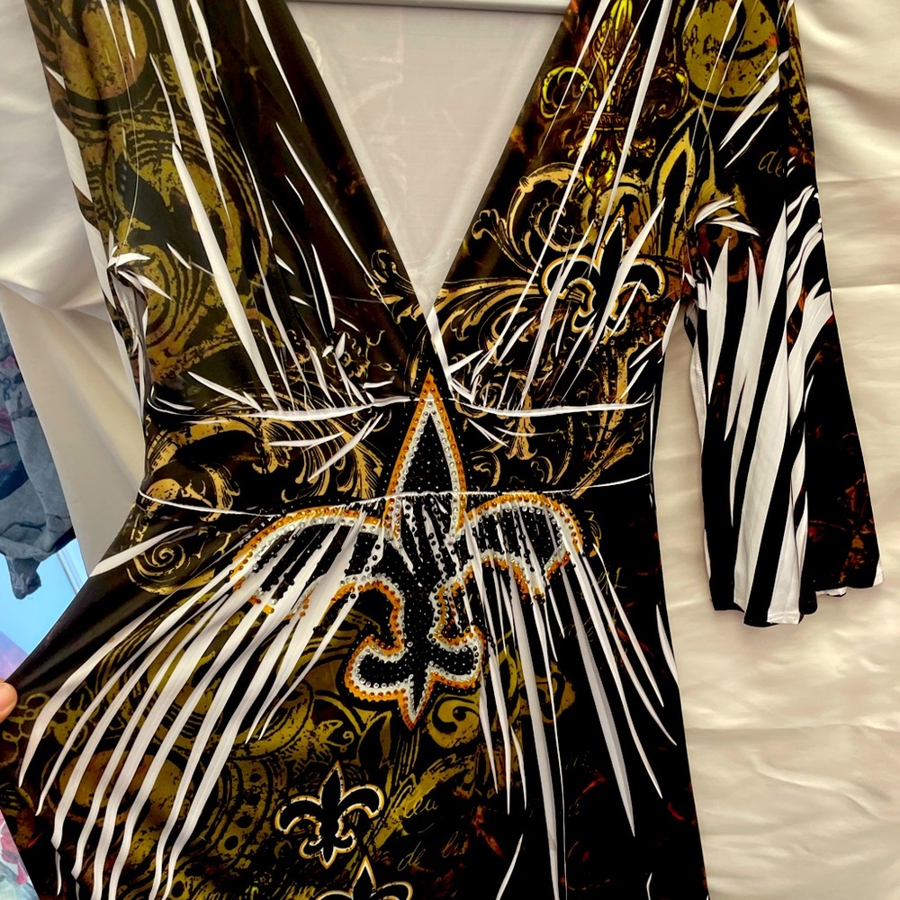 Crimson Ivy Saints Dress large